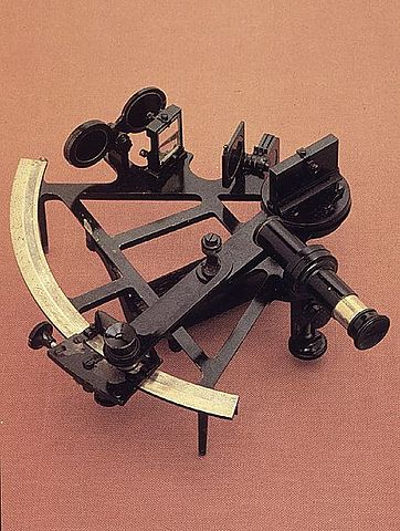 The invention of Sextant by John Hadley