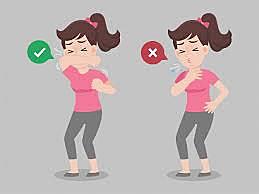 When coughing or sneezing cover yourself.