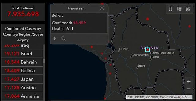 Bolivia ya acumula más casos de covid-19 que Japón