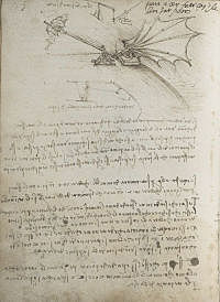 Codex on the Flight of Birds by Leonardo da Vinci