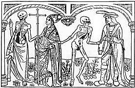 -LA PESTE NEGRA "Trágico quiebre en nuestra historia". En total  los muertos no era menos de un tercio de la población en toda Europa occidental.