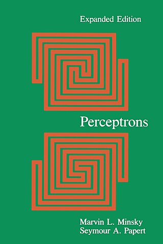 publicación del el libro Perceptrons,