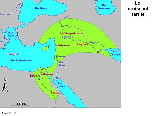 (Doc 5) La région du croissant fertile