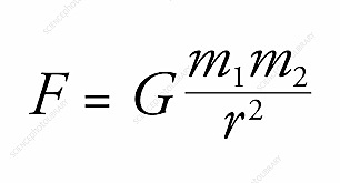 Lei da Gravitación Universal de Newton.