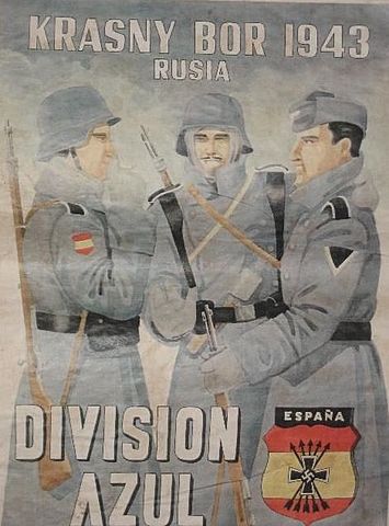 Franco crea la División azul