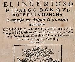 OBRA LITERARIA DE DON QUIJOTE DE LA MANCHA