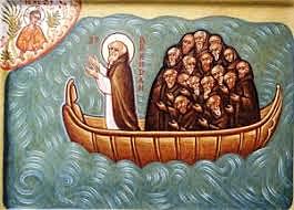 San Columbano en el convento de Bobbio de Gran Bretaña surge el esplendor del monaquismo celtico