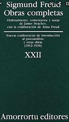 Publicación de“Nueva introducción al psicoanálisis”, Freud