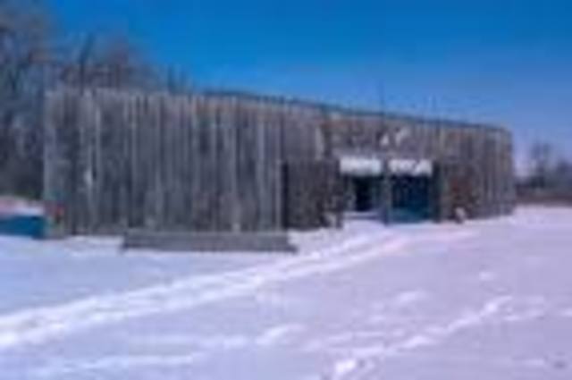 The fort mandan is completed now the expedition decides to stay for the winter.