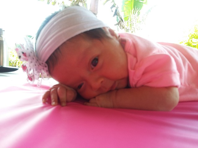 Mamá no para de tomarme fotos...