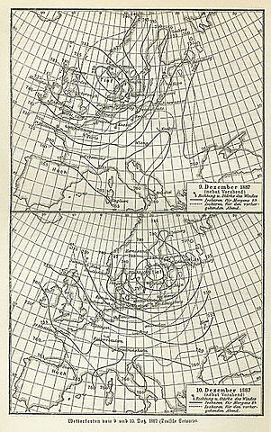 The first Weather forecasting of modern era