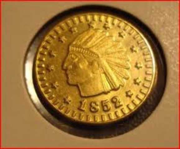 Gold Amounts in 1852