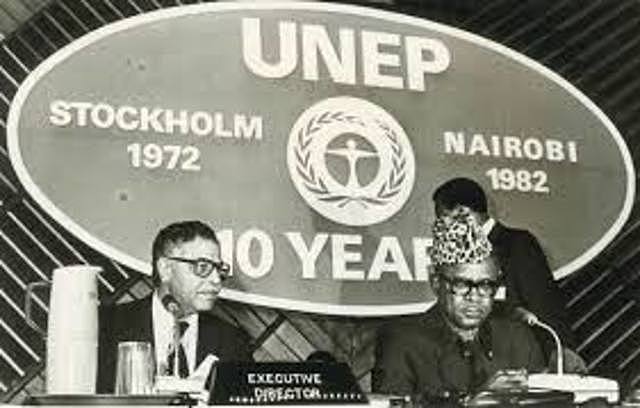 Nairobi 1982 CONFERENCIA DE NACIONES UNIDAS SOBRE  MEDIO AMBIENTE Y DESARROLLO