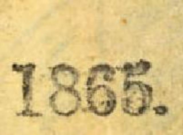 The Year 1865
