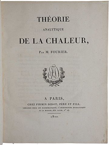 La théorie analytique de la chaleur~ir