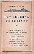 Ley Federal de Turismo