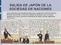 Japón abandona la Sociedad de naciones