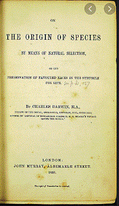 Publication of 'On the Origin of Species'