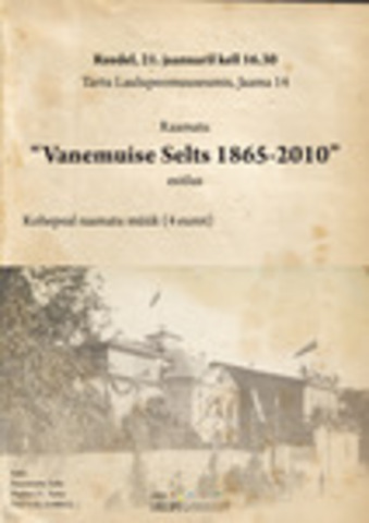 Vanemuise Seltsi loomine