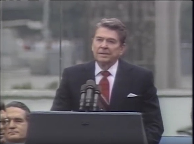 "Tear down this wall!"