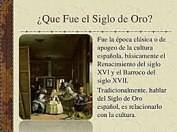 Principal Hecho Del Siglo De Oro