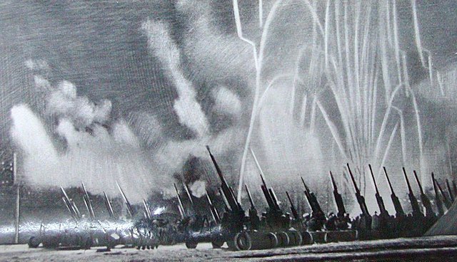 Освобождение Орла и Белгорода. Первый победный артиллерийский салют в Москве.