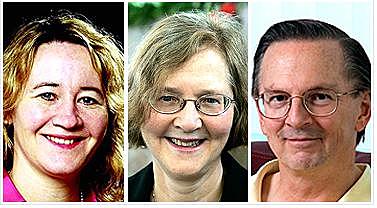 Elizabeth Blackburn, Carol Greider y Jack Szoastak