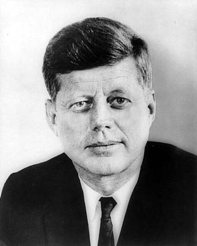 President Kennedy challenges the nation to go to the moon before the end of the decade (US)