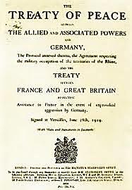 Alemania e Italia se inconforman por el tratado de Versalles