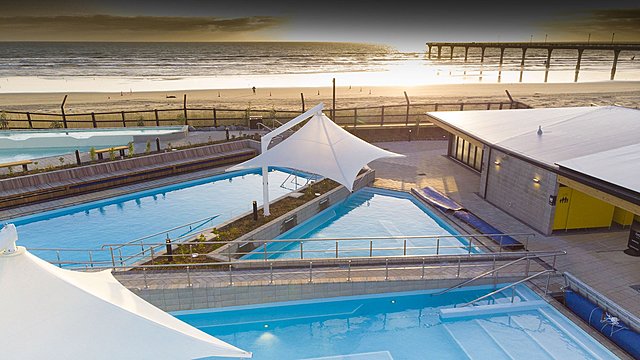 He Puna Taimoana: New Brighton Saltwater Hot Pools: The purpose of this project was to revive the suburb of New Brighton. The aim is to attract tourism into the area and generate further redevelopments to increase the profile of the area.