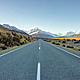 The road to mt cook