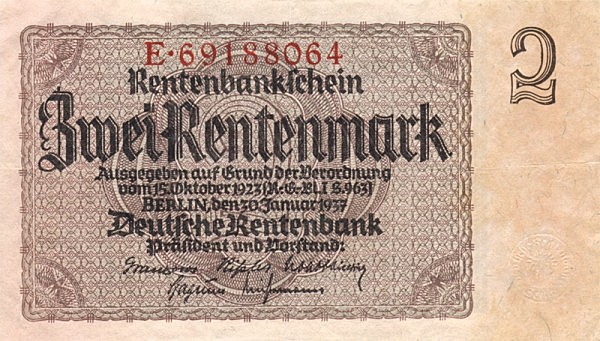 Ausgabe der Rentenmark