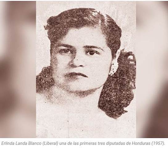 Erlinda Landa Blanco de Bonilla 1955