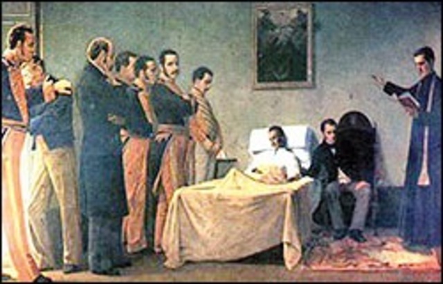 Muerte de Simón Bolivar