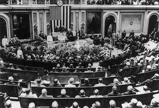 Congress Declares War on Axis Powers