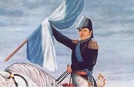 Manuel Belgrano enarbolo por primera vez la Bandera