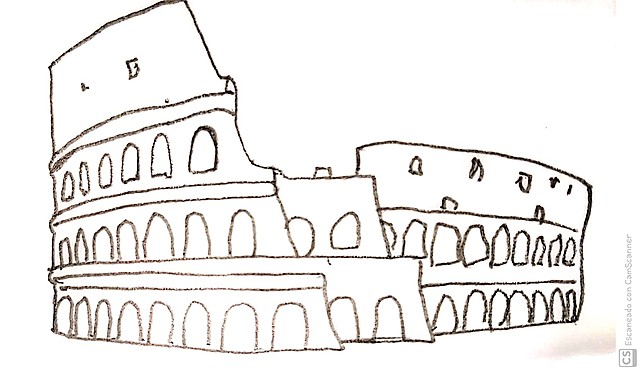 Construcción del Anfiteatro Flavio- Roma