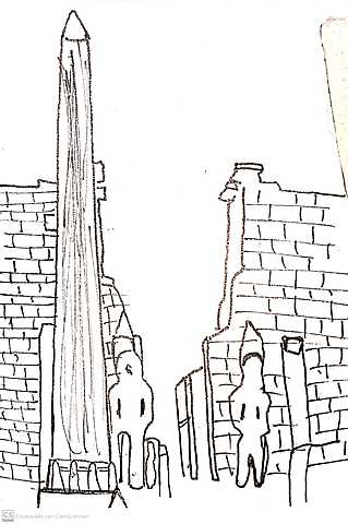 Construcción del Templo de Luxor- Egipto