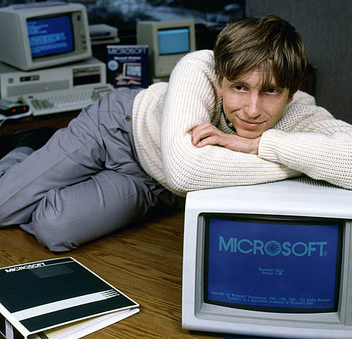 Gates and Allen register Microsoft