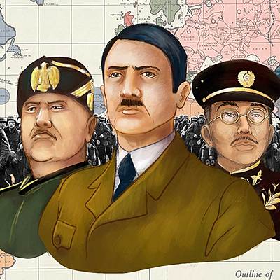 Timeline: Segunda Guerra Mundial, la Guerra Fría y la caída del muro de Berlín.