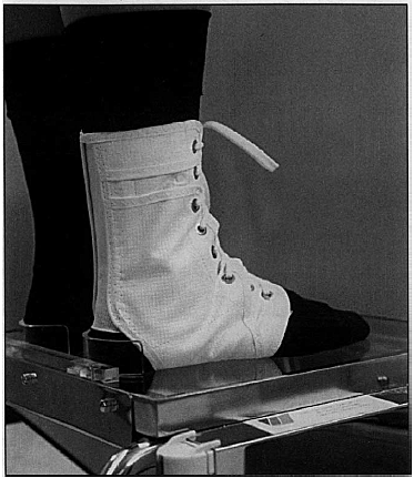 athletic ankle brace.