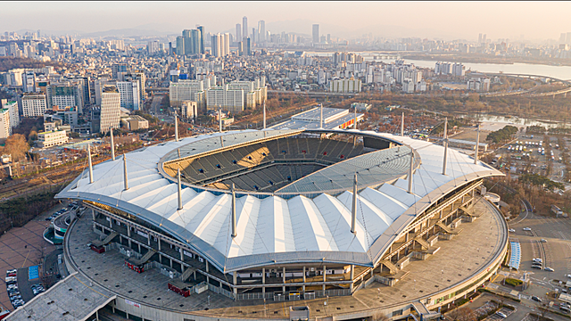 The Seoul World Cup Stadium: The stadium is used mostly as a venue for football matches. The initial purpose it served was for 2002 Korea-Japan World Cup event.