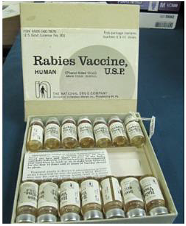 Rabies vaccine:the purpose of the project is to immunize people who have been exposed to  rabies virus