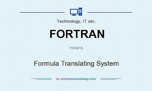 FORmula TRANslating system