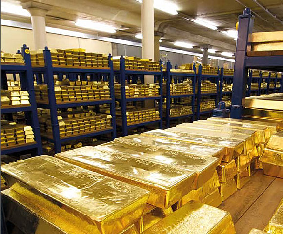 Bank of England Gold Vault: The gold vaults of bank of England are made for the purpose of safe keeping of country's gold reserves and overseas central banks.
