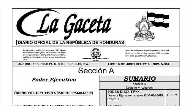 Diario Oficial La Gaceta