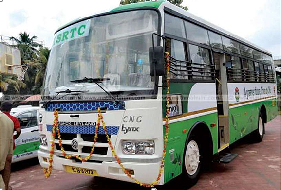 kerala CNG buss