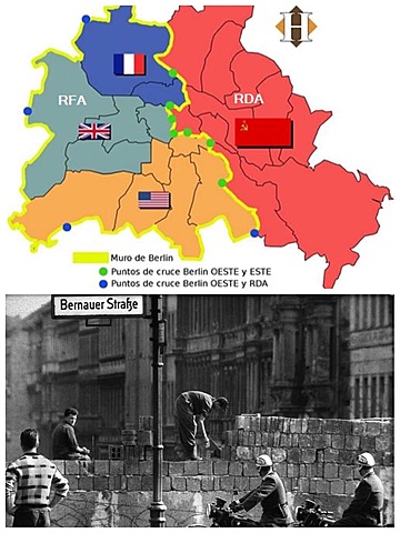 Construcción del Muro de Berlín