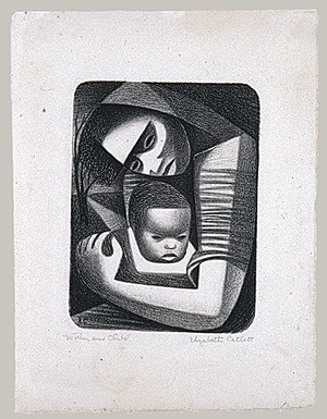 Elizabeth Catlett, American born, (1915 - 2012)