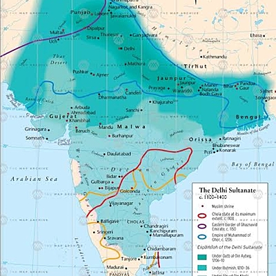 Timeline: Dynasties that Ruled Dehli Sultanate